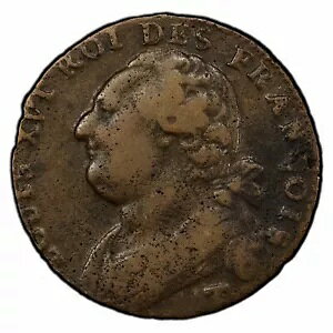 �t�����X: 1792-T 12 �f�j�[���A���^�� �h�D �N���b�V�� PCGS VF30 ??? �`���[�` �x�� ���^��