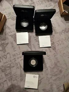 Brexit Royal Mint 2020 �V���o�[ �v���[�t 50 �y���X �R�C�� 3 �� - ���E�ւ̓��[