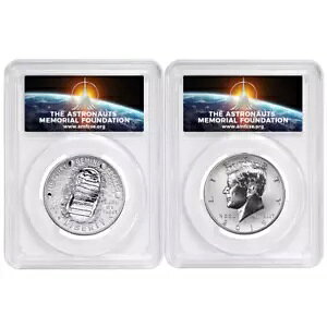 2019-S 50c �A�|�� 11 �� 50th Ann�B�n�[�t�_���[ 2 �Z�b�g PCGS PR70 FDOI AMF ���x��