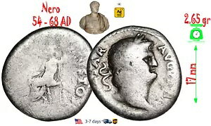 �Ñネ�[�}�鍑 �R�C�� �V���o�[ �f�i���E�X �l�� 54 - 68 AD �{�� #31484