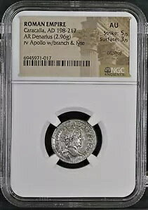 ���[�}�鍑 - �J���J�� - AD 198-217 - �f�i���E�X�� - NGC AU - RIC:238a
