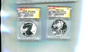 2013 W �A�����J�� �V���o�[ �C�[�O�� 1 �I���X .999 �t�@�C�� 2 �R�C�� �Z�b�g ANACS RP69 EU70 9898R