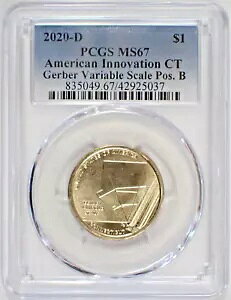 2020-D $1 Cmx[V - K[o[σXP[ Pos B - PCGS MS 67 - gbv|bv 10/0