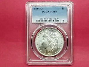 1884-O $ ���[�K�� �V���o�[ �h�� PCGS MS65 ���������˃t�B�[���h! #3270-130P