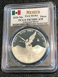 PCGS PR70DCAM 2020 MO �t�@�[�X�g �X�g���C�N �v���[�t ���L�V�R �V���o�[ ���x���^�[�h �I���U 1 �I���X�R�C��
