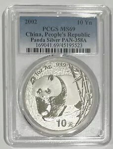 2002 10 Yn PCGS MS69 Ala p_ Vo[ PAN-358A PCGS LOC10*