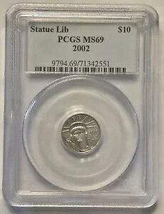 2002 1/10 IX $10 v`i C[O Ȑ_ PCGS MS69