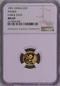 NGC MS69 1991 `Ci p_ 1/20 IX  [W fCg