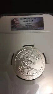 2013-P �O���[�g�x�C�X�� 5oz �V���o�[ �A�����J �U �r���[�e�B�t�� NGC SP69