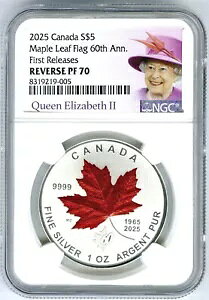 2025 $5 1 IX Vo[ Ji_ 60 Ԗڂ̃[v [t tbO NGC PF70 NC[ GUxX - FR