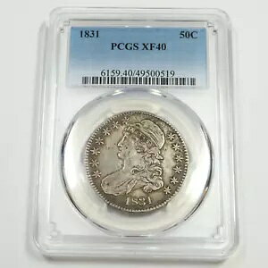 1831 PCGS XF40 - LbvhoXg n[t_[ 50c čRC #50087A