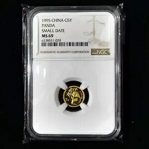 1995 p_ 5  1/20 IX Au.999 p_ NGC MS69 - X[t