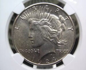 1924 "S" s[X Vo[ h $1 NGC AU58 #004 East Coast Coin & Collectables Inc