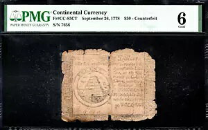 嗤ʉ Fr#CC-85 1778 N 9  26  $50 PMG 6 *̋Ui