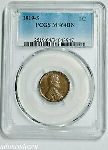 1919-S 1C J[ Zg (PCGS MS64BN) HR12963ZS
