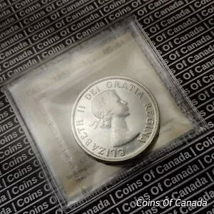 1957 Ji_ $1 Vo[ _[ RC ICCS MS 64 JI A JIt #coinsofcanada
