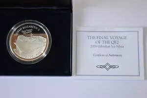 QE2 �N�C�[���̍Ō�̍q�C 2008 �W�u�����^�� �V���o�[ �v���[�t 5 �I���X �R�C�� COA