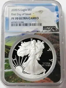 2020 S AJ Vo[ C[O RA $1 v[t 1 IX RC NGC PF 70 UC FDOI 