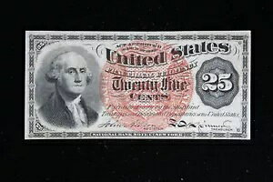 1869 N Fractional Twenty Five (25C)  4 AVg CU 3WIG