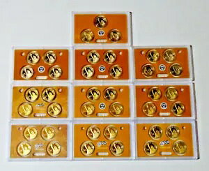 2007-2016 S �v���[�t 39 �哝�̃S�[���f�� �_���[ - 10 �N�Z�b�g�ACOA �V�[���t��