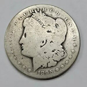 1895 O ���[�K�� �V���o�[ �_���[ $1 �L�[���t���ʃ^�t US �^�C�v �R�C�� *F877