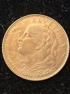 �t�������� �X�C�X 1922-B GOLD 10 �t���� GEM BU