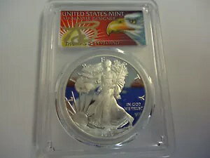 2019 S $1 プルーフ シルバー イーグル PCGS PR70DCAM FDOI トーマス クリーブランド イーグル - 1 日目