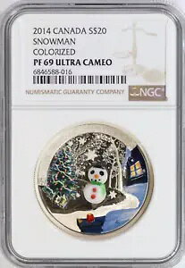 2014 NGC �J�i�_ �x�l�`�A�� �K���X �z���f�[ �X�m�[�}�� �J���[���C�Y�h �v���[�t �V���o�[ �R�C�� PF69