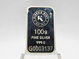 100g .999 �t�@�C�� �V���o�[ �L�l�V�X �~���g�u�J���I�v�A�[�g �o�[ **���荢��**