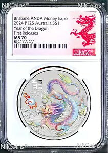 2024 Vo[ C[ hS zCg NGC MS70 1oz $1 uXx }l[ GNX| x
