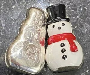 Hayleybug SNOWMAN 2oz .999 �t�@�C���V���o�[ ���� 200 �v���[�t 1/5 �z���C�g �G�i����