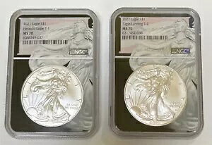 2021 US Vo[ C[O ^Cv 1 & 2 2 RC Zbg NGC MS70 oeB RA & x