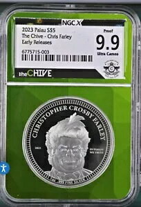 2023 pI Vo[ $5 `Cu - Chris Farley NGCX PF9.9 UCAM *[X*