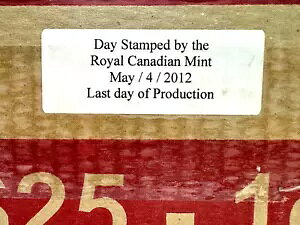造幣局 カナダ カナダ最後の 1 セント ペニー コイン 銅/亜鉛 2012 年 5 月 4 日 最終日