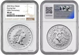 2024 Vo[ t[CO wA Ag 230 NLO_ NGC MS69
