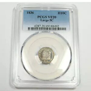 1836 P PCGS VF20 - [W 5c - Vo[ Lbvh oXg n[t _C US RC #49870A