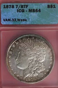 ���C���{�[�g�[�� 1878 7/8TF VAM 33 �E�B�[�N MS 64 �����K�� �V���o�[ �_���[ ICG OCE 1542