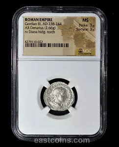 NGC MS 3/5 - 3/5 �iAD238-244�j���[�}�鍑�S���f�B�A�k�X III AR �f�i���E�X (20mm�A2.66 gm�A