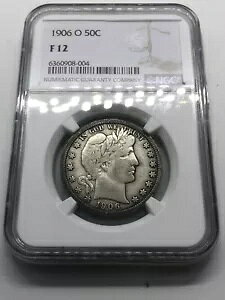 1906-O �o�[�o�[ �V���o�[ �n�[�t�_���[-NGC �O���[�h F-12-�f�G�ȏ㎿�R�C��*** ���ǂ����t**
