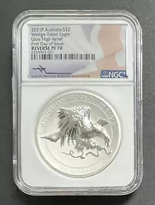 2021 P $2 �I�[�X�g�����A 2 �I���X �V���o�[ �E�F�b�W�I�I���V UHR NGC REV PF70