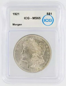 1921 Vo[ [K h ICG MS65 S$1 bg 1 tBftBA̐V ICG ^O
