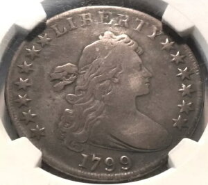 1799 $1 NGC FINE fBe[ h[v oXg Vo[ _[ 󏭒^Cv RC