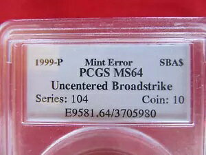 PCGS MS 64 1999-P $1 X[U B A\j[ ~g G[ RC ItZ^[ u[hXgCN b/s