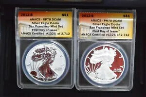 2012-S �T���t�����V�X�R �V���o�[ �C�[�O�� 2 �R�C�� �Z�b�g COA ANACS RP70/PR70 �R�C���t�� FDI