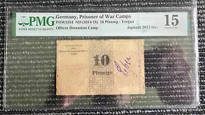 �h�C�c ��ꎟ���E���ߗ����e�� 10 �t�F�j�q POW3354 1914-18 PMG 15 Fine