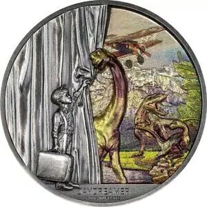 �p���I 2023 $10 ADVENTURE Daydreamer 2oz �V���o�[�R�C��-