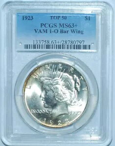 1923 PCGS MS63+ VAM-1-O gbv 50 o[ EBO s[X Vo[ _[