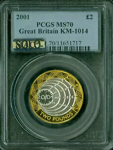 2001 CMX ?2 KM1014 }R[j PCGS MS70 MAC \ ō X|bgX *