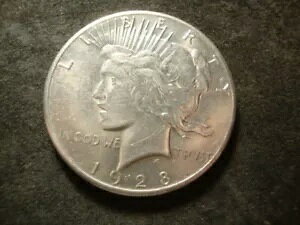 1928 AU Nice Peace Silver Dollar ���A�� �j�[�X �v���O���� �R�C�� IAX