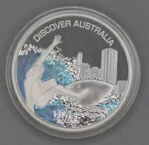 1�I���X �V���o�[ �v���[�t 5x �R�C�� �Z�b�g 2007 Discover Australia